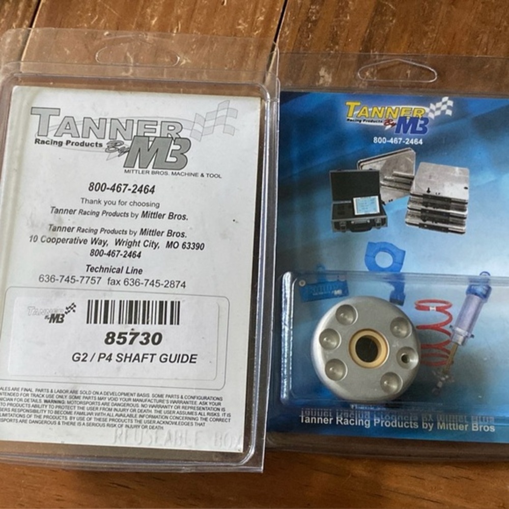 Two Tanner Racing G2L P4 Shaft Guide